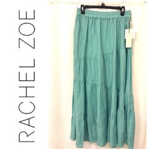 NWT Rachel Zoe linen maxi skirt